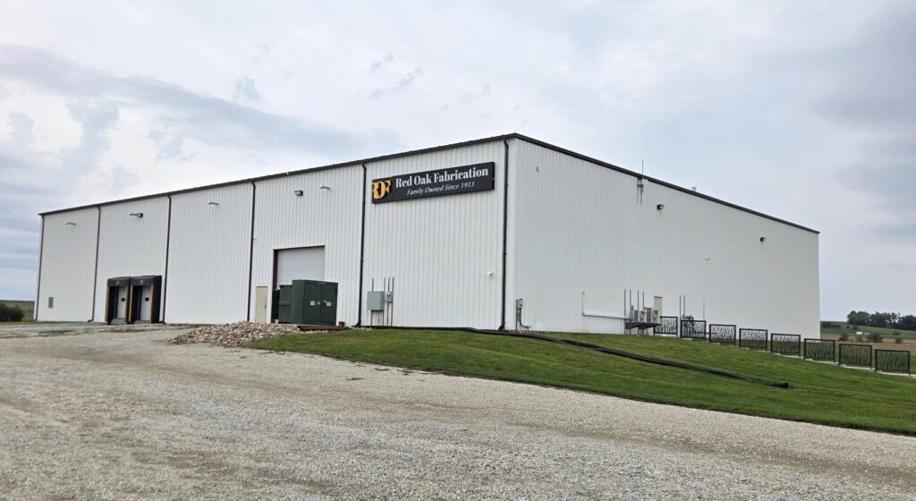 Red Oak Fabrication warehouse at 1983 Fir Avenue